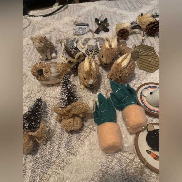 Boho neutral bundle of Christmas tree ornaments - Picture 6 of 14